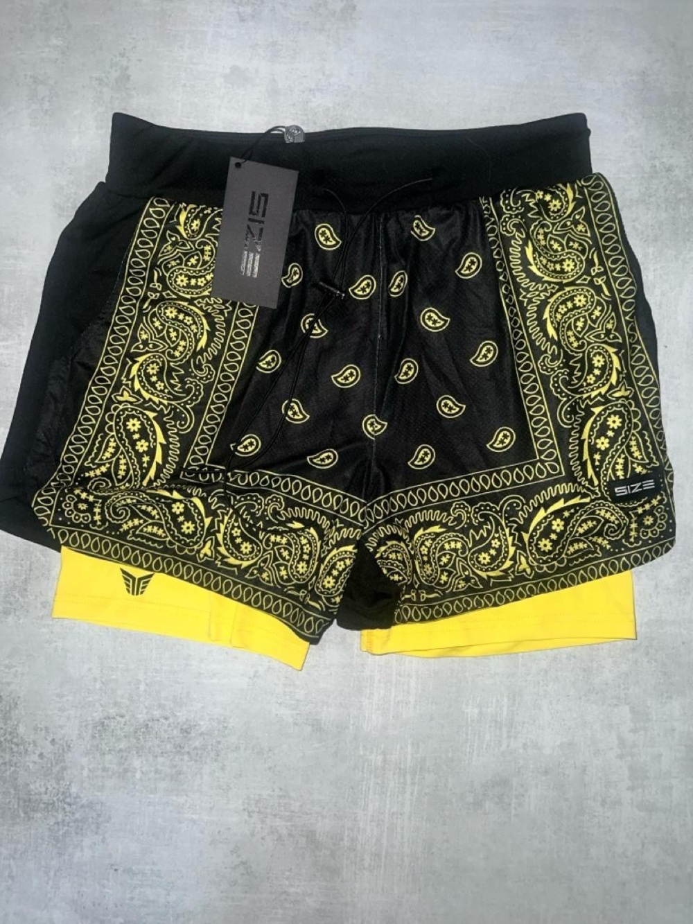 New With Tags Size Up Apparel shorts feature a 2-in-1 double-layer